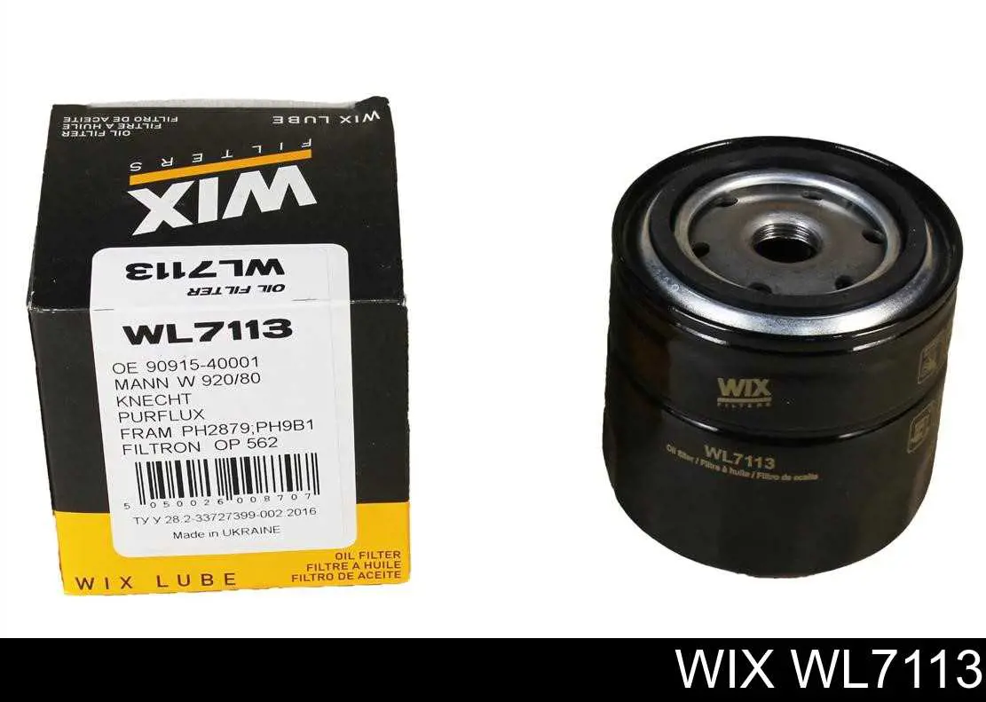 Filtr oleju WIX WL7113 cena, od 7,09 USD