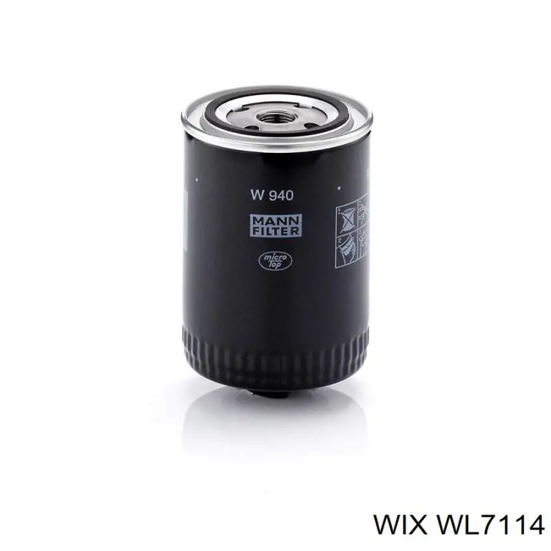 Do koszyka WL7114 WIX Filtr oleju
