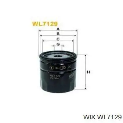 Do koszyka WL7129 WIX Obudowa filtra oleju