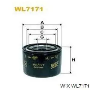 Do koszyka WL7171 WIX Filtr oleju