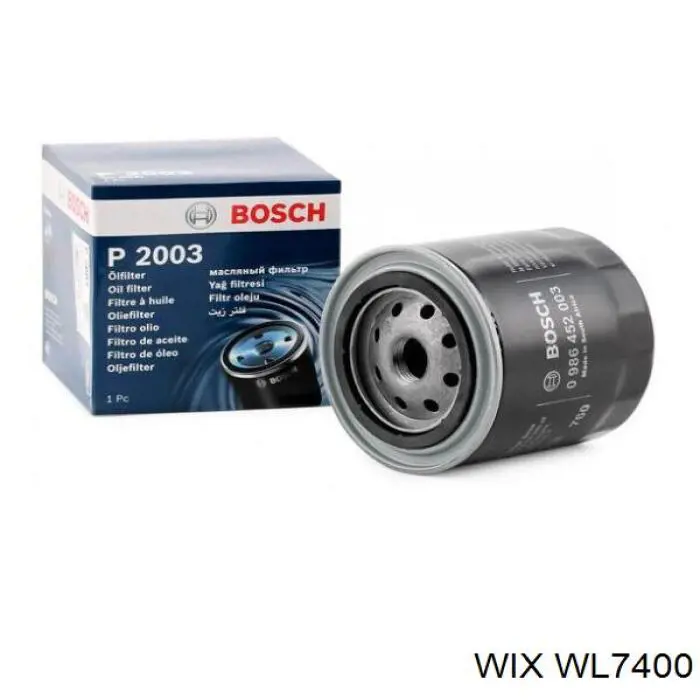 Do koszyka WL7400 WIX Filtr oleju