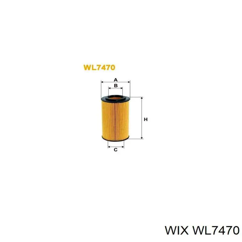 Do koszyka WL7470 WIX Filtr oleju