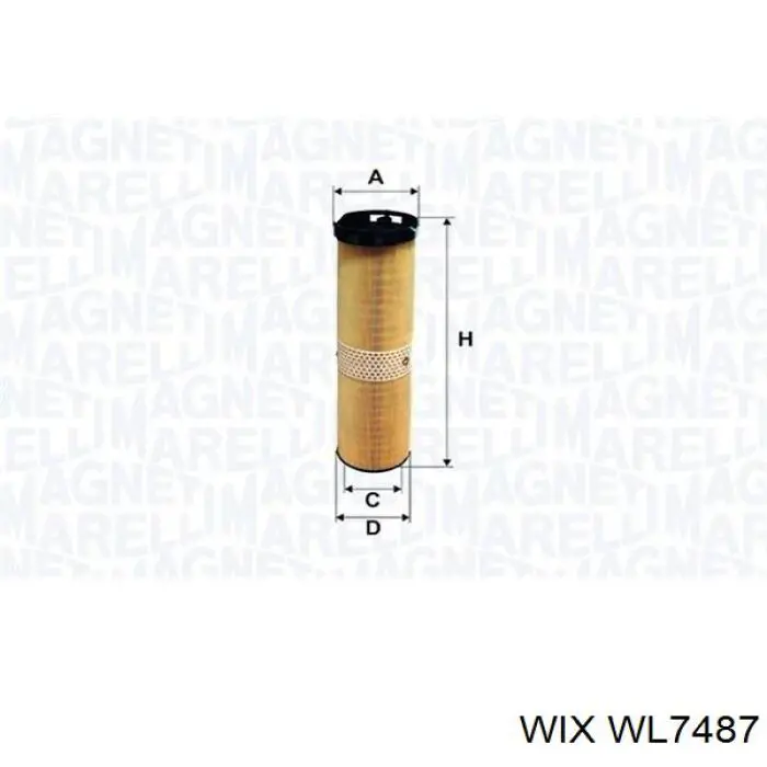 Do koszyka WL7487 WIX Filtr oleju