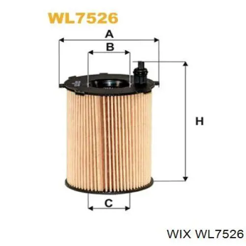 WL7526 WIX Filtr oleju