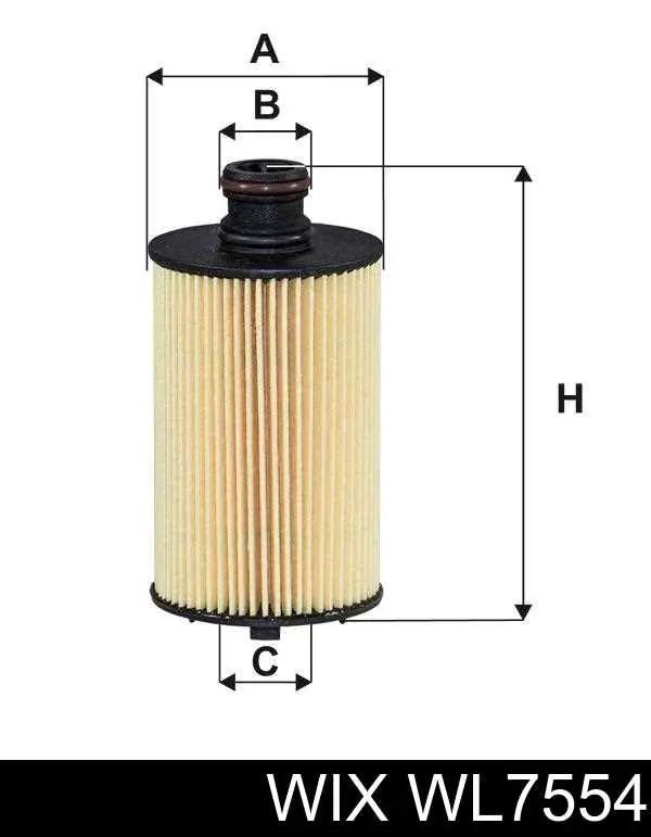 WL7554 WIX Filtr oleju
