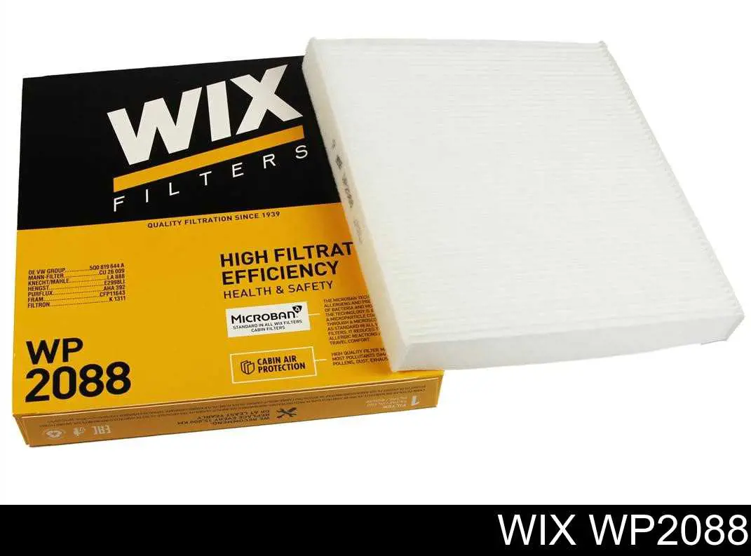 Filtr kabiny WIX WP2088 cena, od 8,12 USD