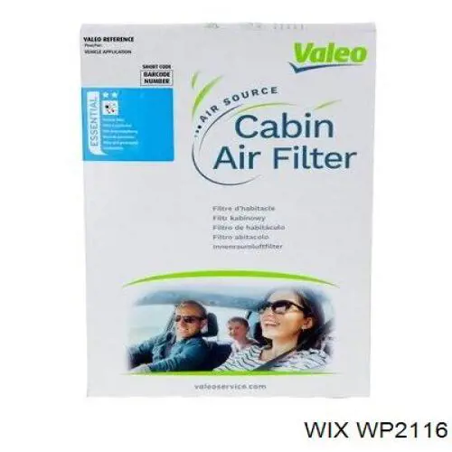 Filtr kabiny WIX WP2116 cena, od 8,82 USD