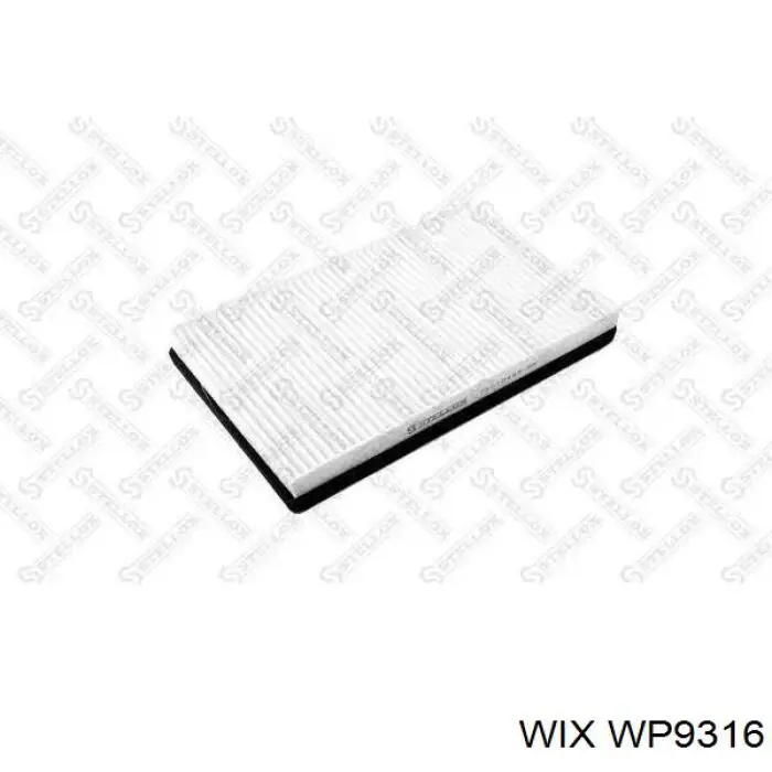 Do koszyka WP9316 WIX Filtr kabiny
