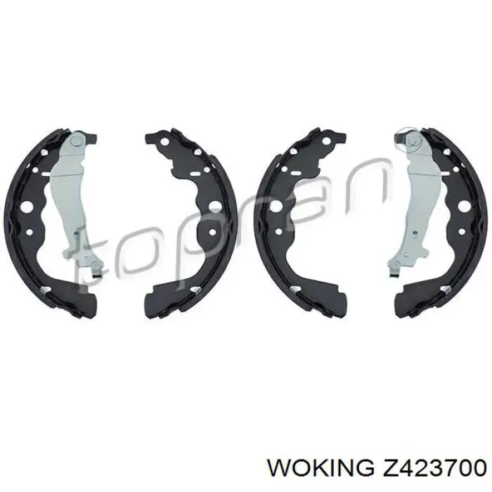 Klocki hamulcowe tylne bębnowe Woking Z423700 cena, od 103,38 zł