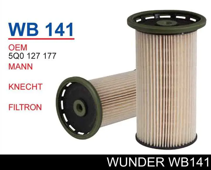 WB 141 Wunder filtr paliwa