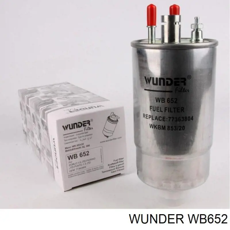 WB 652 Wunder filtr paliwa