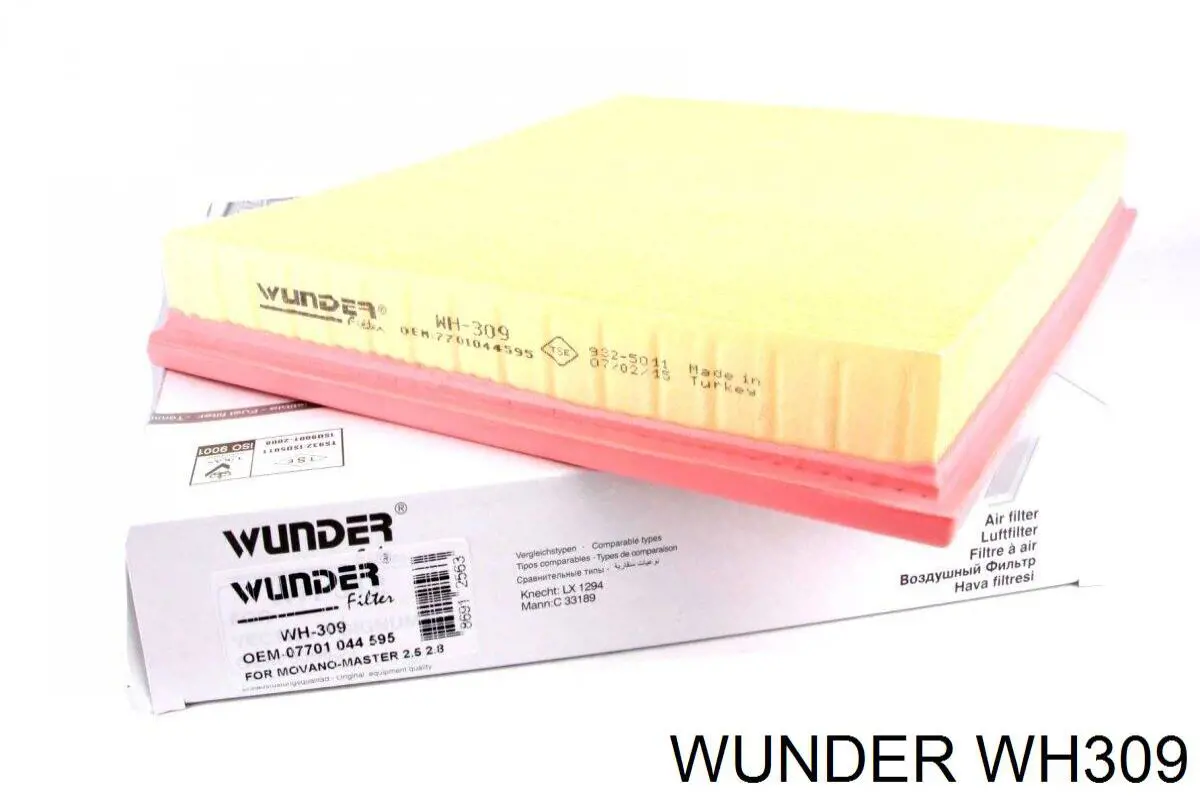 Filtr powietrza Wunder WH309 cena, od 10,98 USD