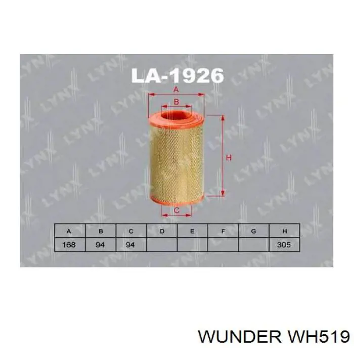 Filtr powietrza Wunder WH519 cena, od 16,87 USD