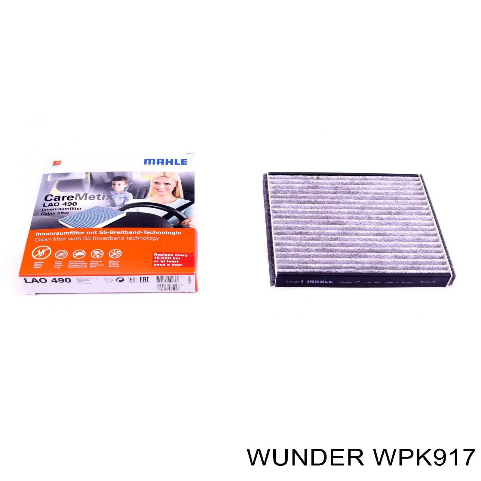 Filtr kabiny WPK917 Wunder