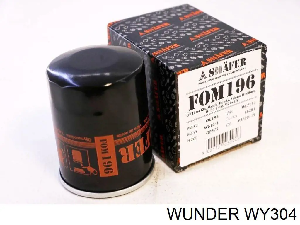 Filtr oleju Wunder WY304 cena, od 6,74 USD