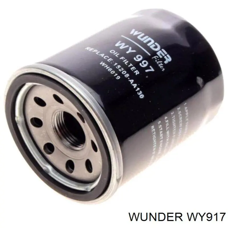 Filtr oleju Wunder WY917 cena, od 7,25 USD