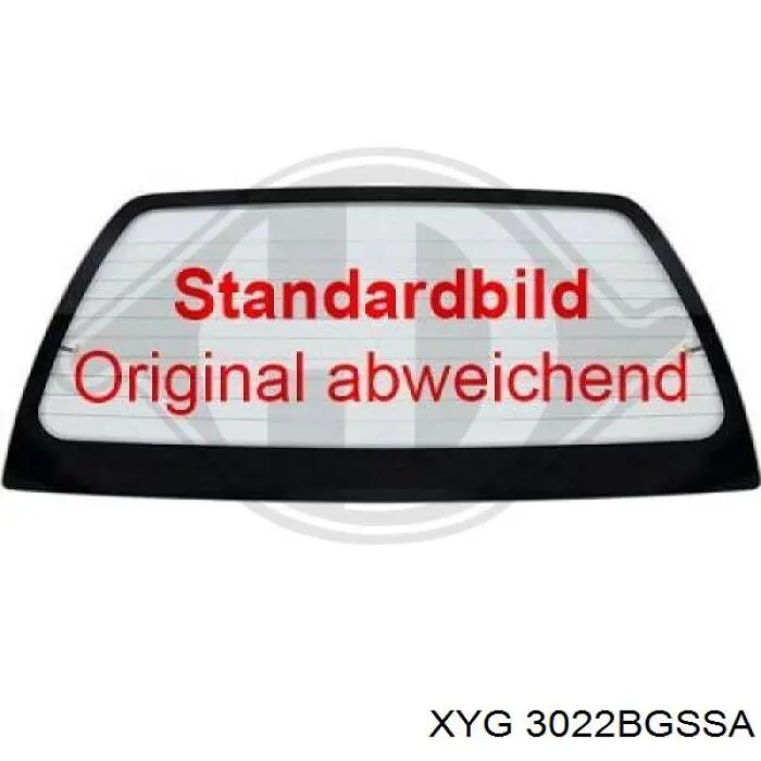 Szyba tylna do Chevrolet Aveo II T250, T255
