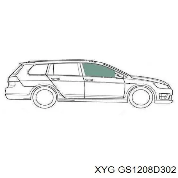 Szyba drzwi prawych przednich Audi A4 B8 (8K2)