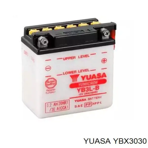 Bateria (akumulator) Yuasa YBX3030 cena, od 121,15 USD