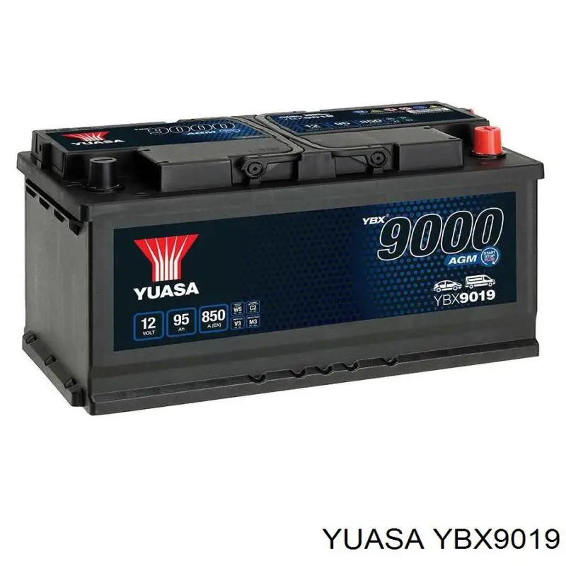 Bateria (akumulator) Yuasa YBX9019 cena, od 199,50 USD
