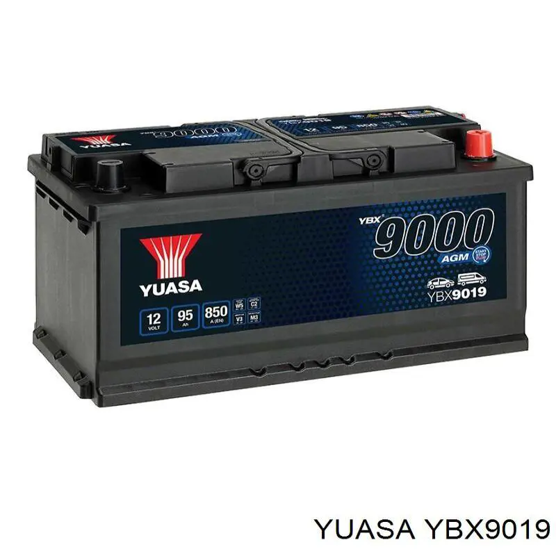 YBX9019 Yuasa Bateria (akumulator)