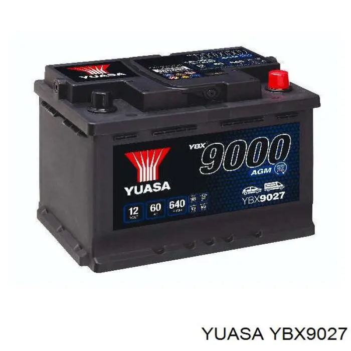 YBX9027 Yuasa Bateria (akumulator)