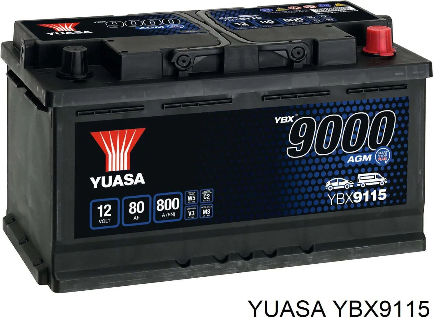 YBX9115 Yuasa Bateria (akumulator)