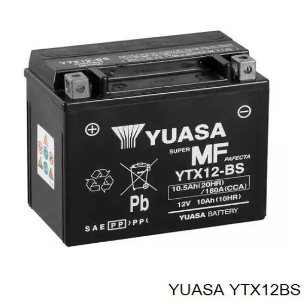 Bateria (akumulator) Yuasa YTX12BS cena, od 76,29 USD
