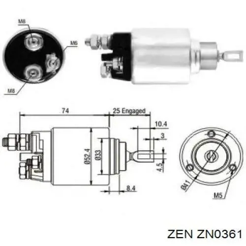 Bendiks rozrusznika ZN0361 ZEN