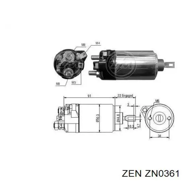 Bendiks rozrusznika ZEN ZN0361 cena, od 21,23 USD