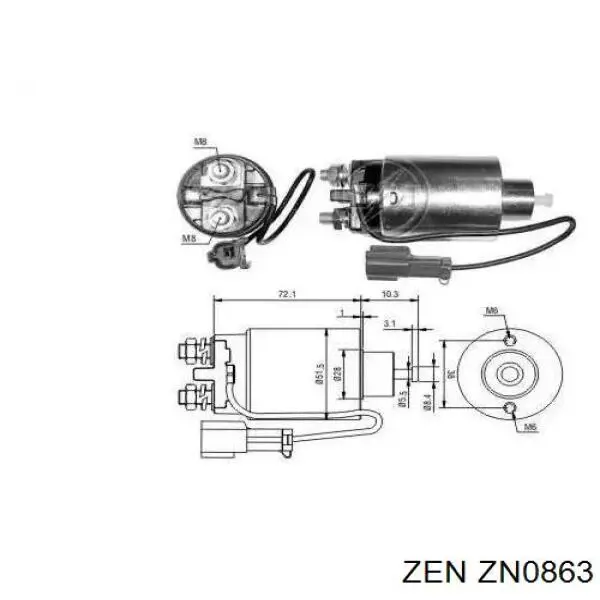 ZN0863 ZEN bendiks rozrusznika