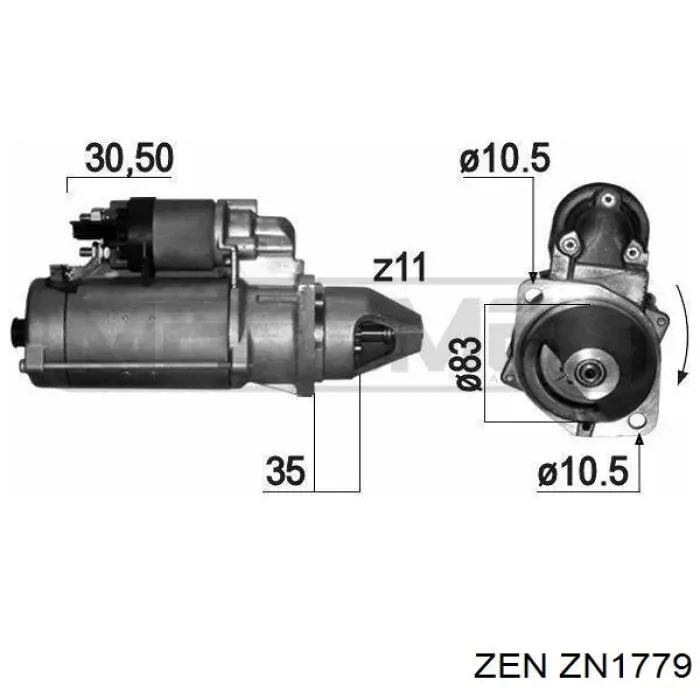 Do koszyka ZN1779 ZEN Rozrusznik