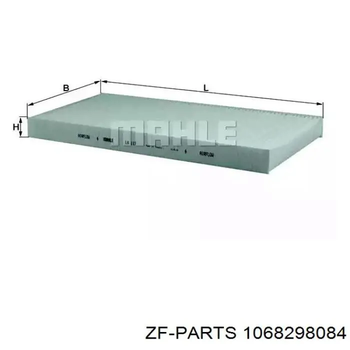 1068298084 ZF Parts Zestaw serwisowy do wymiany oleju w automatycznej skrzyni biegów