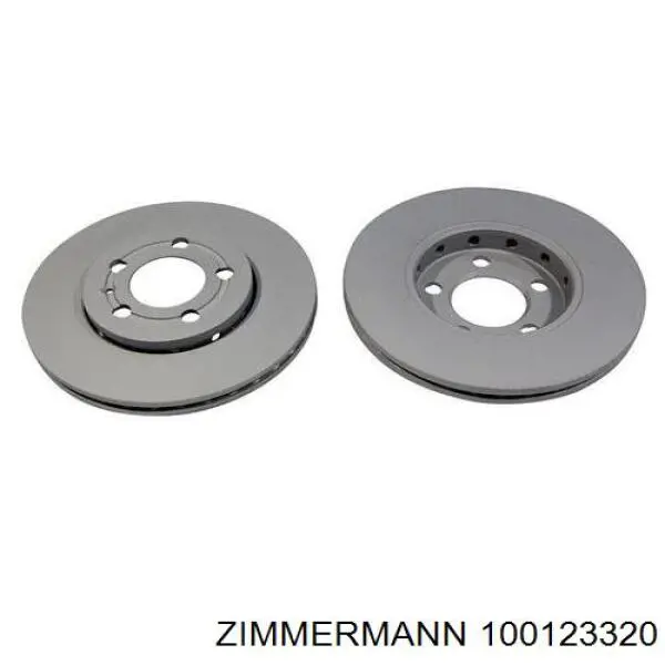 Do koszyka 100123320 Zimmermann Tarcza hamulcowa przednia