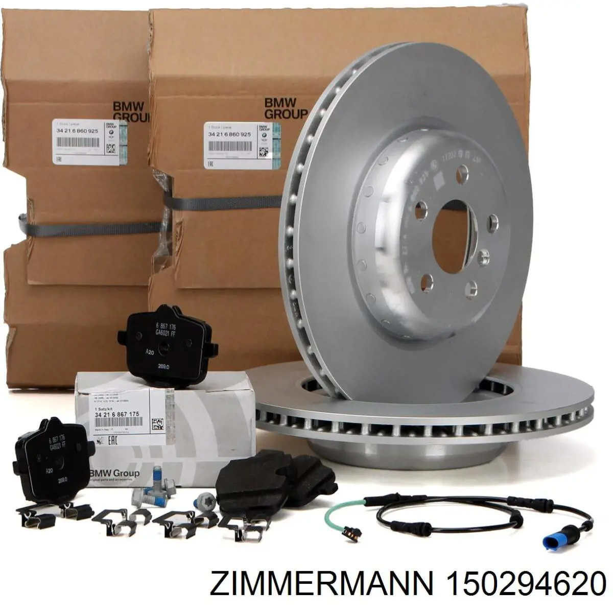 Do koszyka 150294620 Zimmermann Tarcza hamulcowa tylna