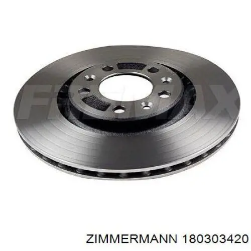 Do koszyka 180303420 Zimmermann Tarcza hamulcowa tylna