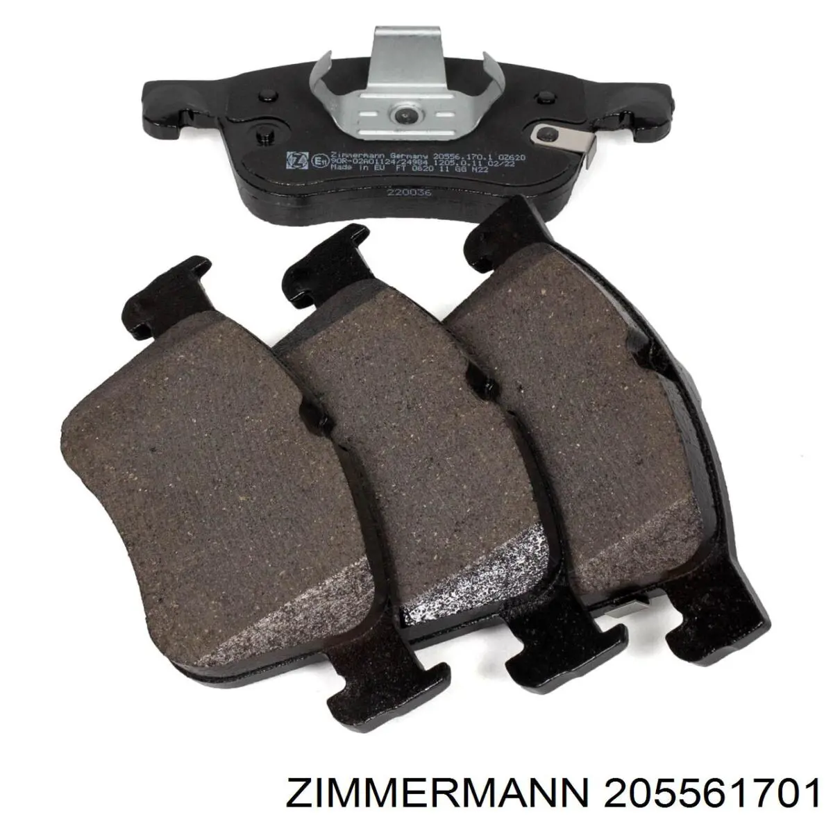 Klocki hamulcowe przednie tarczowe Zimmermann 205561701 cena, od 42,46 USD