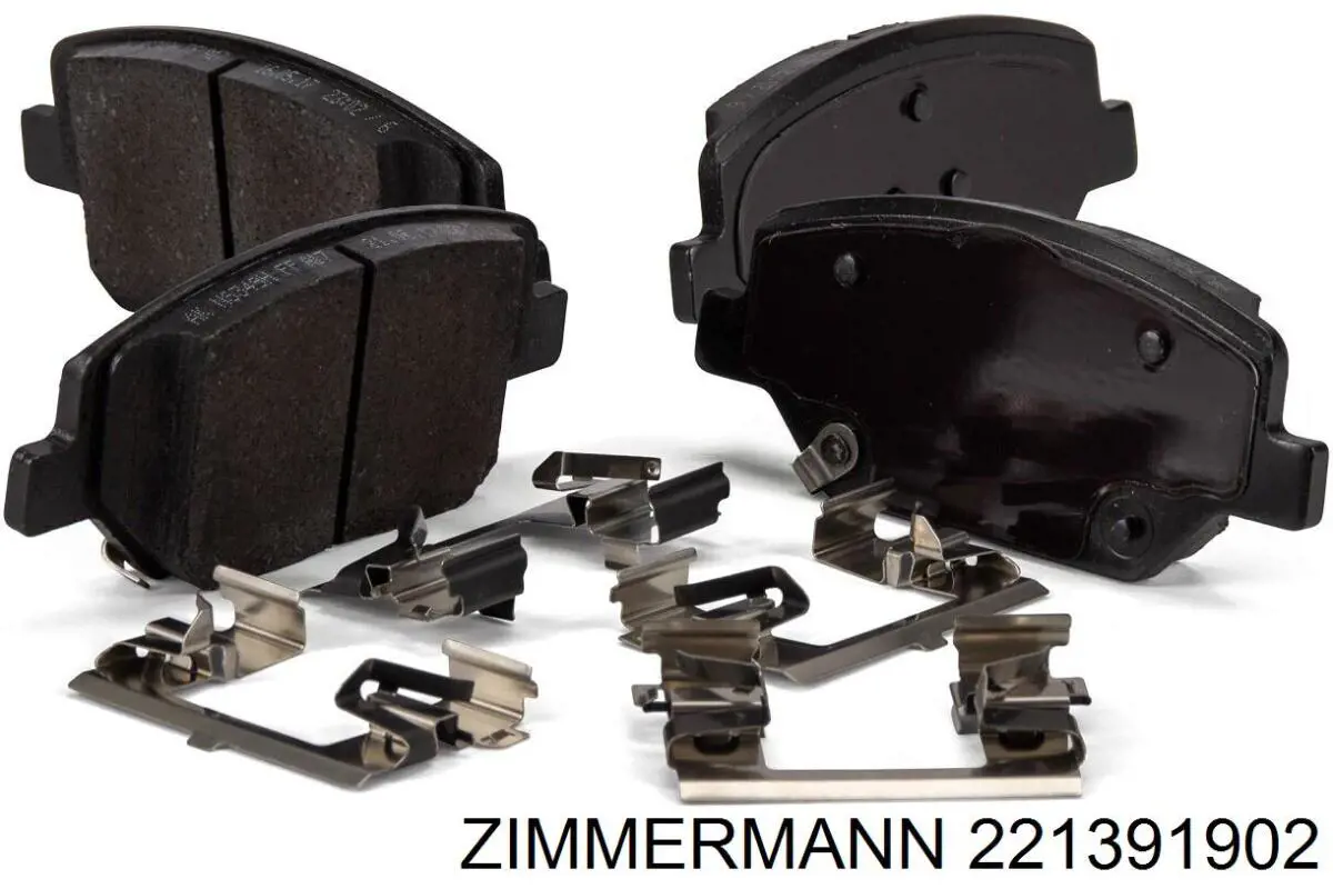 Do koszyka 221391902 Zimmermann Klocki hamulcowe przednie tarczowe