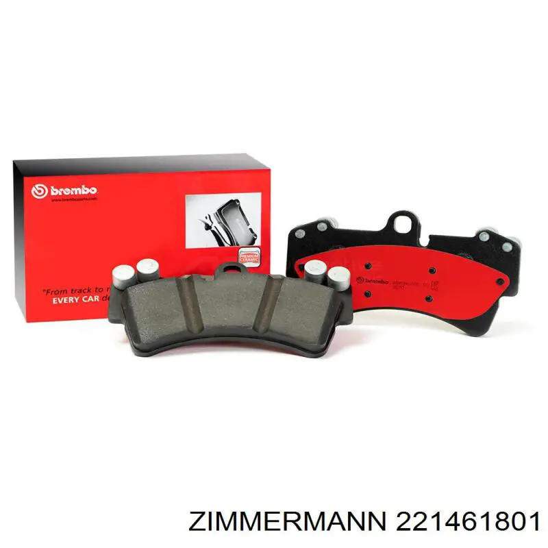 Do koszyka 221461801 Zimmermann Klocki hamulcowe przednie tarczowe