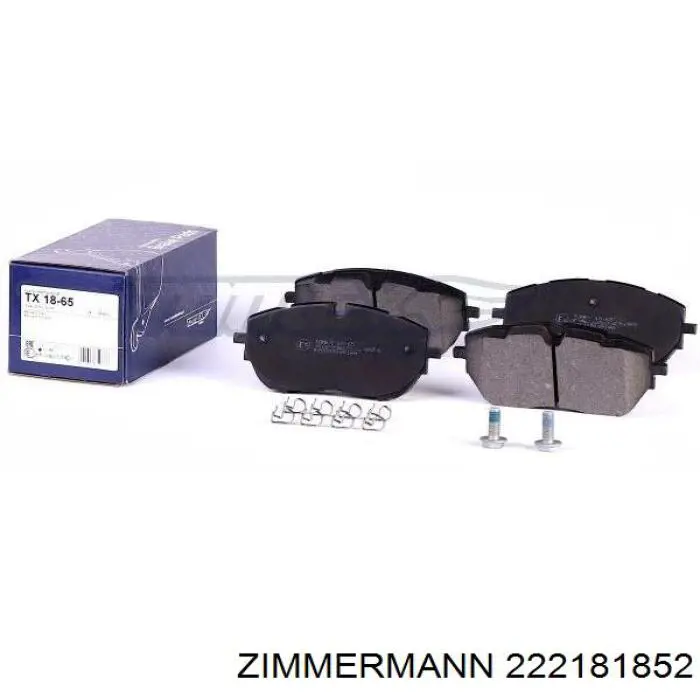 Klocki hamulcowe przednie tarczowe Zimmermann 222181852 cena, od 47,17 USD