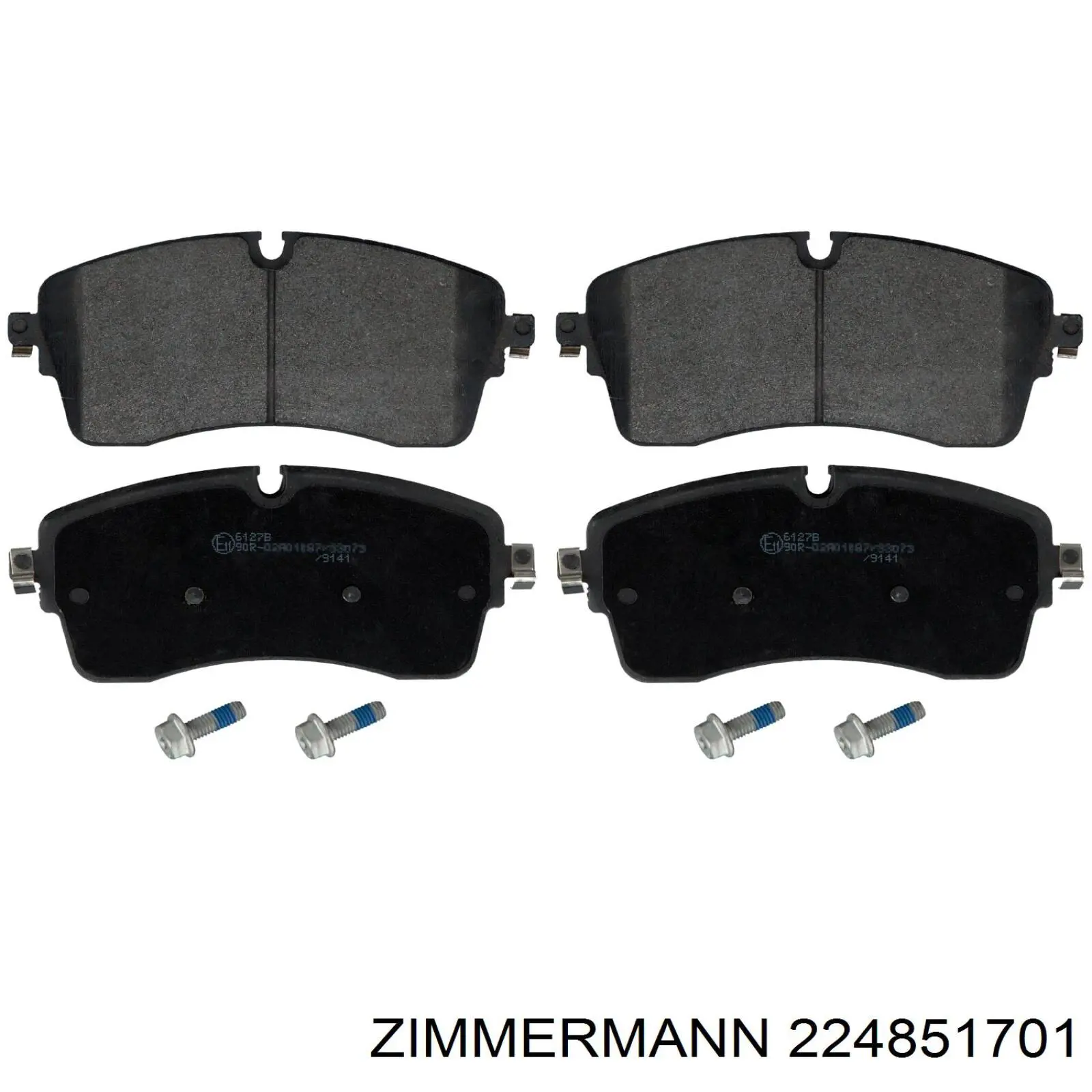 224851701 Zimmermann Klocki hamulcowe przednie tarczowe