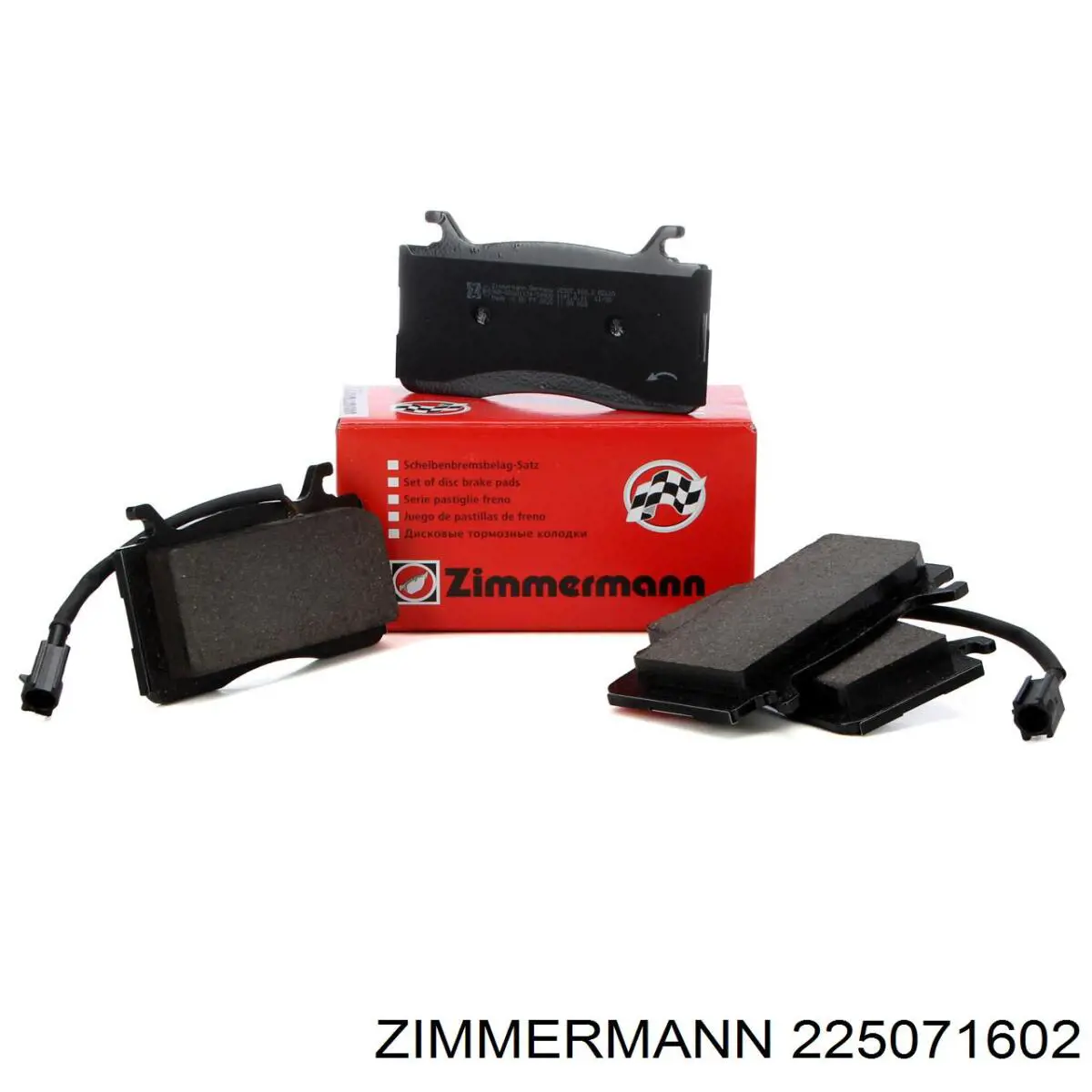 Klocki hamulcowe przednie tarczowe Zimmermann 225071602 cena, od 50,44 USD