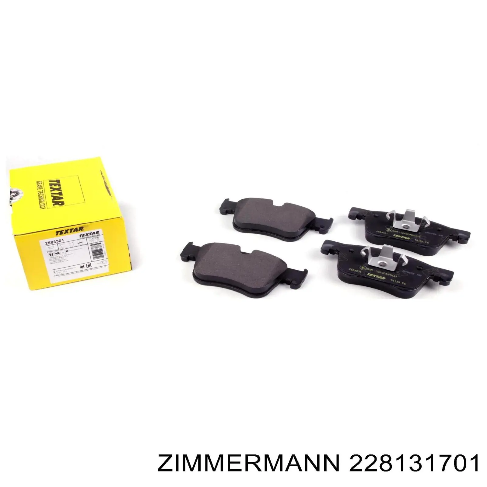 Klocki hamulcowe przednie tarczowe Zimmermann 228131701 cena, od 39,85 USD