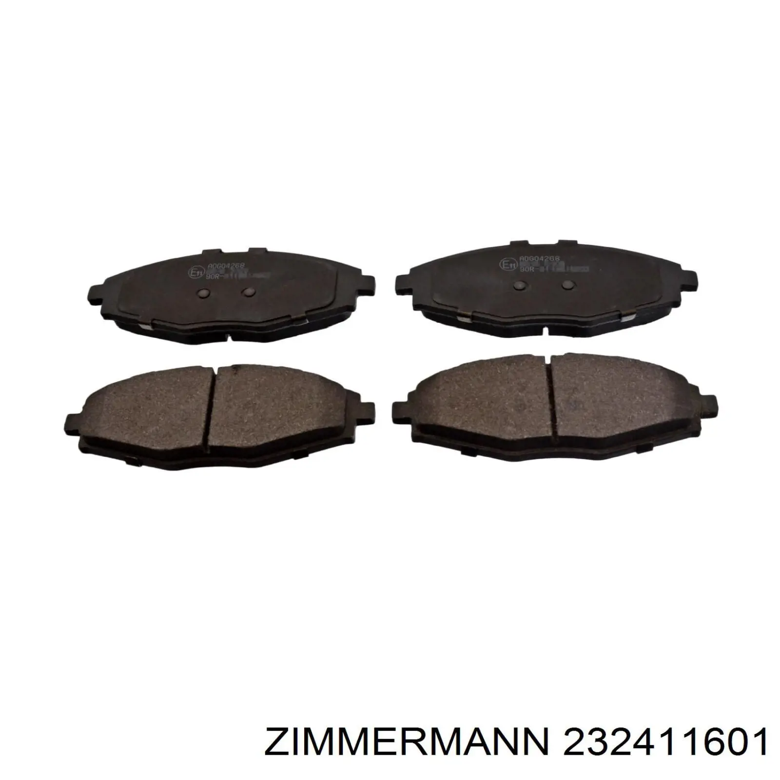 Do koszyka 232411601 Zimmermann Klocki hamulcowe przednie tarczowe