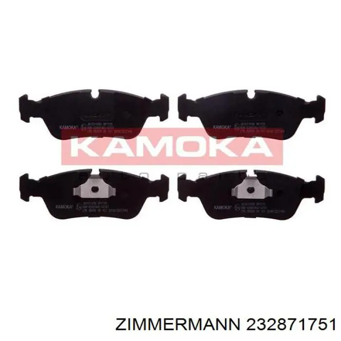 Do koszyka 232871751 Zimmermann Klocki hamulcowe przednie tarczowe