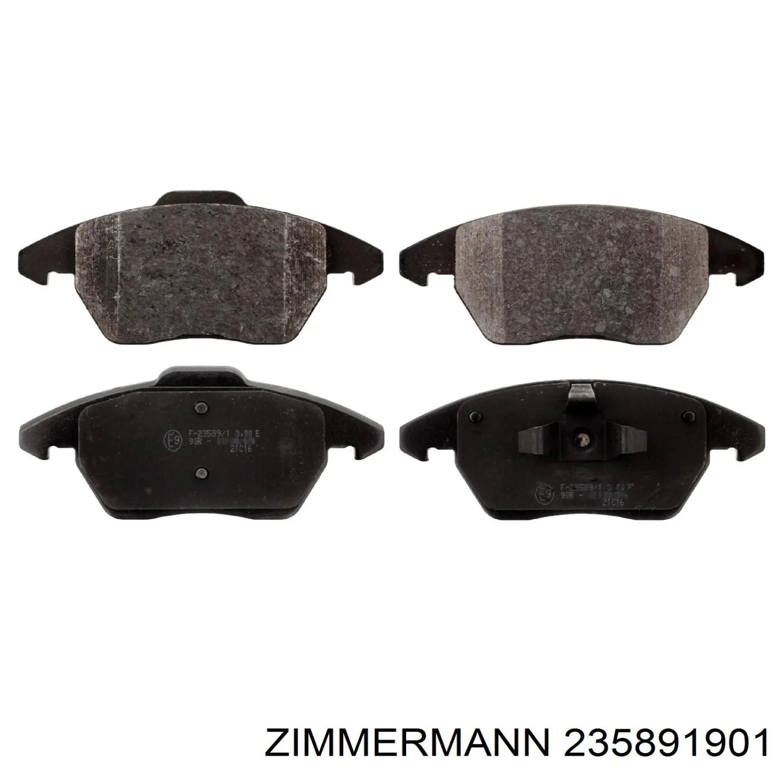 Do koszyka 235891901 Zimmermann Klocki hamulcowe przednie tarczowe