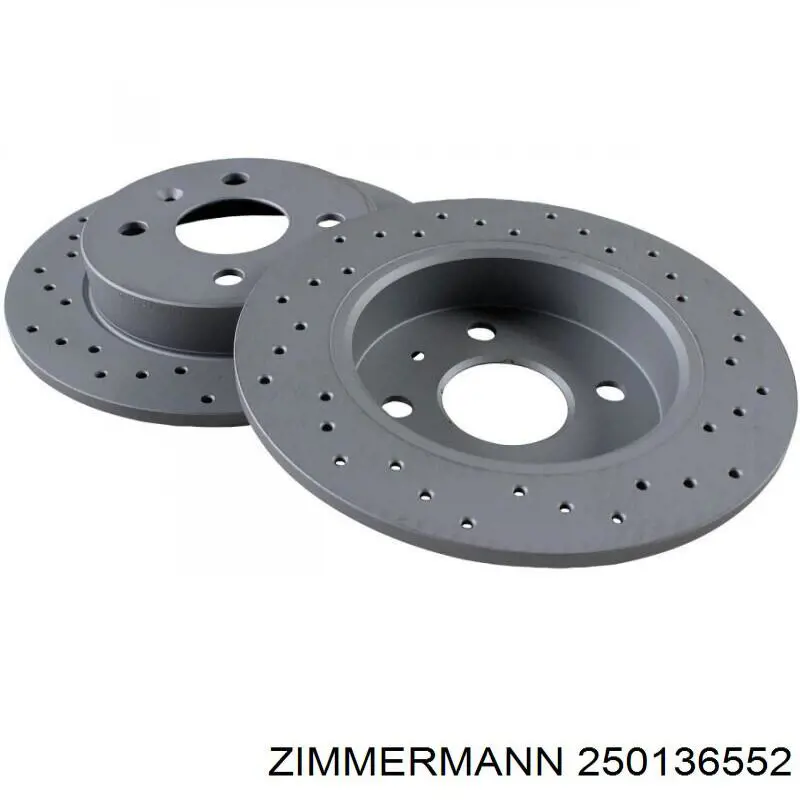 Do koszyka 250136552 Zimmermann Tarcza hamulcowa przednia