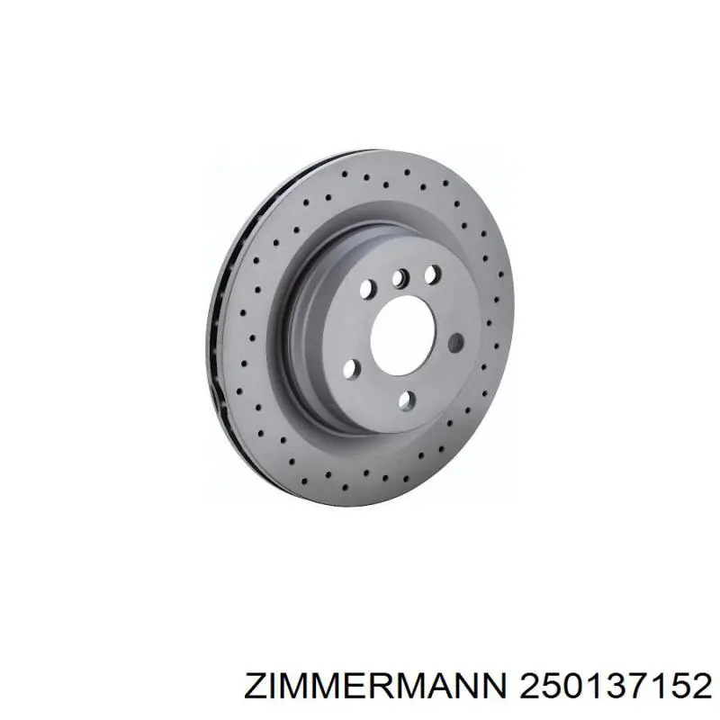 Tarcza hamulcowa przednia Zimmermann 250137152 cena, od 50,49 USD