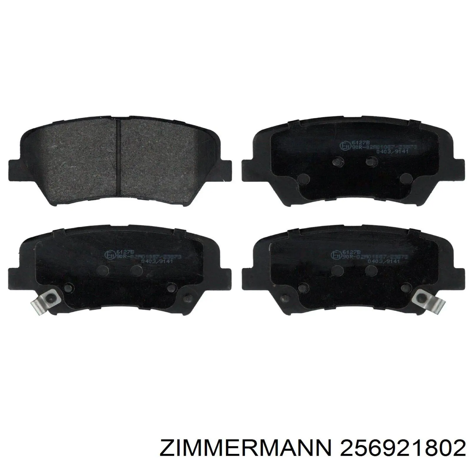 Klocki hamulcowe przednie tarczowe Zimmermann 256921802 cena, od 45,40 USD