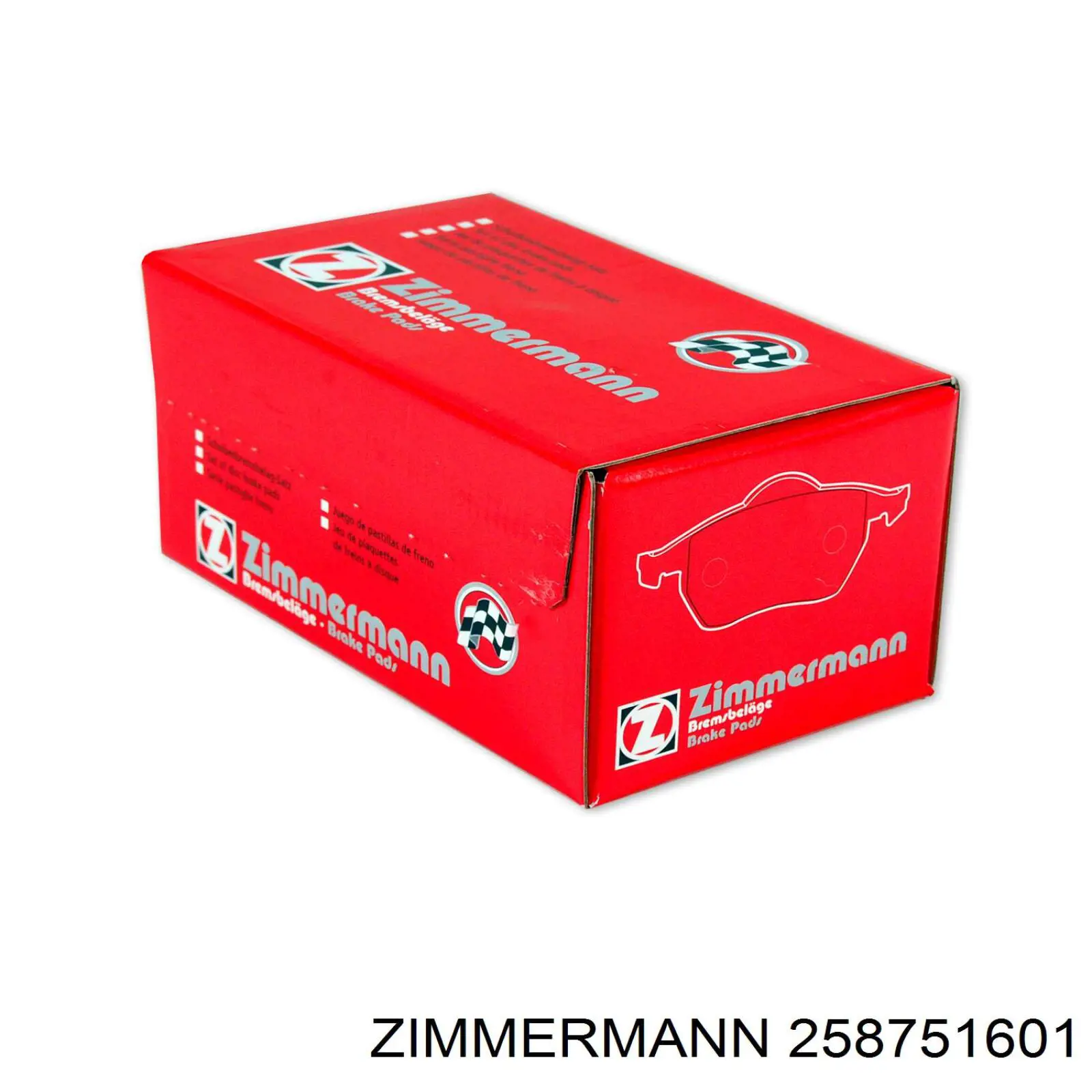 Klocki hamulcowe przednie tarczowe Zimmermann 258751601 cena, od 27,00 USD